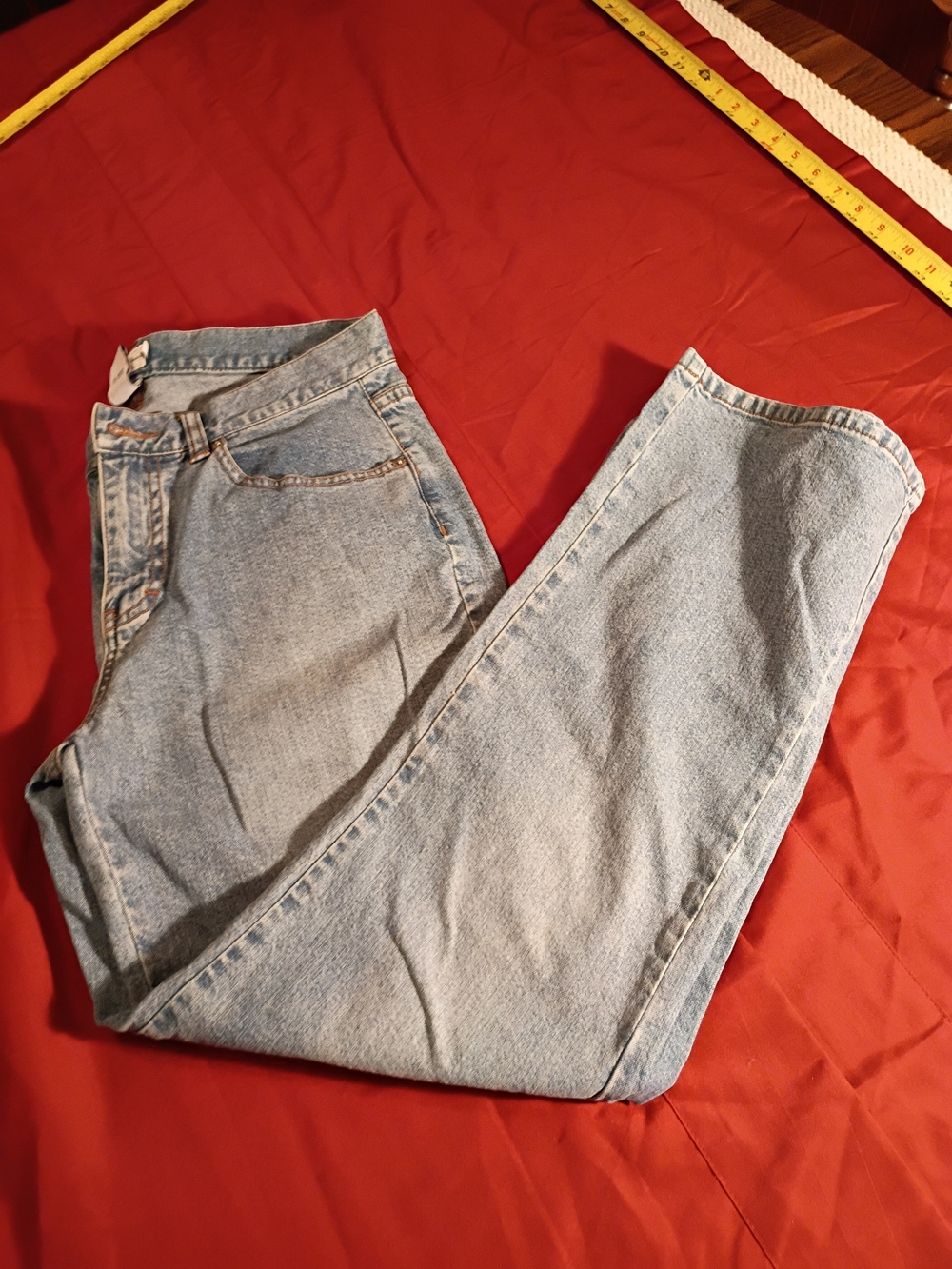 Calvin Klein Jeans Light Blue High-Rise Straight Leg Jeans